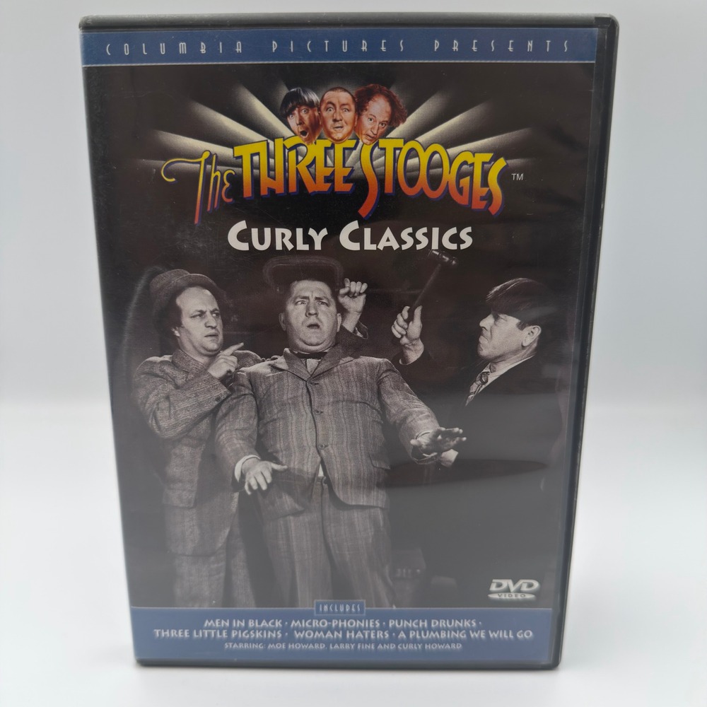 The Three Stooges Curly Classics DVD‎ Columbia Pictures Moe Larry Curly 1998